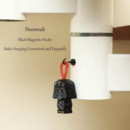 Starke Magnethaken 10kg, Neodym, 6 Stück, Rostfrei