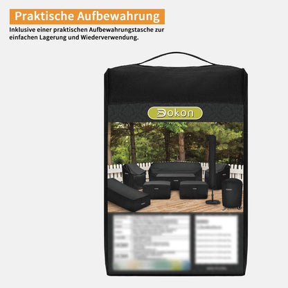 Dokon Hollywoodschaukel Abdeckung 2 Sitzer - Wasserdicht