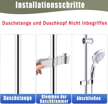 Verstellbare Duschkopfhalterung 45° Drehbar Ohne Bohren