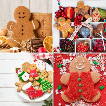 Ausstechformen Set 3-teilig Edelstahl Weihnachtsdekoration Lebkuchenmann