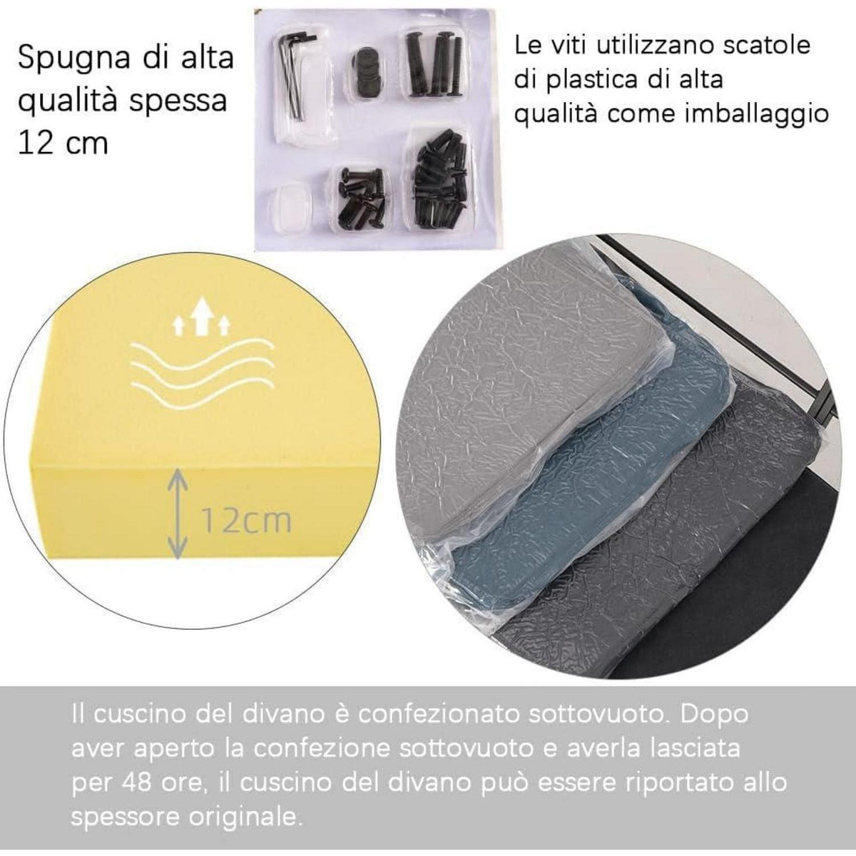 Gepolsterter Cocktailsessel Dunkelgrau – Bequemer Loungesessel mit Armlehnen