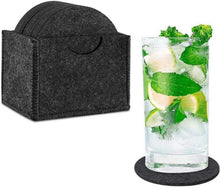 Filz Untersetzer Set Rund Gläser Aufbewahrungsbox 10cm Dicke