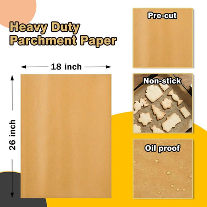 Ungebleichtes Patty-Papier – 300 Stück Antihaft Backpapier
