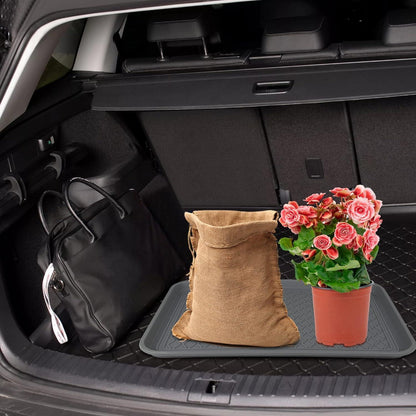Aumket Schuhabtropfschale 2er Set 60x40x3cm Haustiere Garten Grau