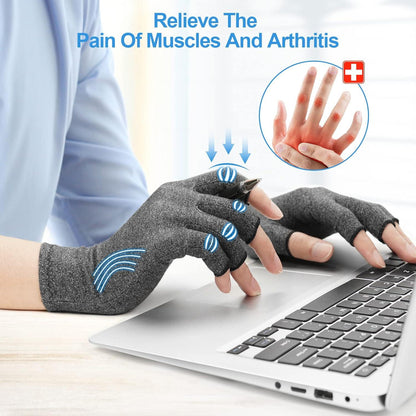 Kompressionshandschuhe Arthritis Rheumatoide Osteoarthritis Grau S