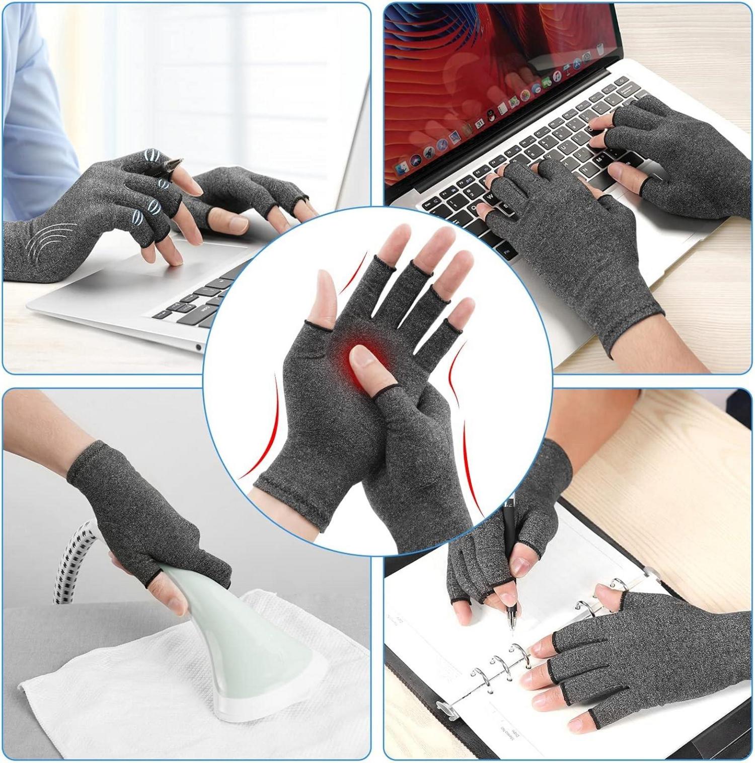 Arthritis Kompressionshandschuhe Fingerlose Schmerzlinderung Arthrose