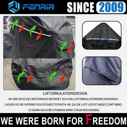 Motorradabdeckplane 275cm – Wasserdicht & Hitzebeständig