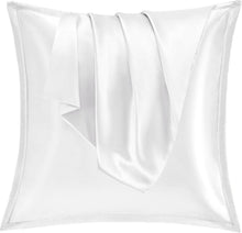 Satin Kissenbezug 80x80 2er Set Weich wie Silk Pillowcase Curly Haar