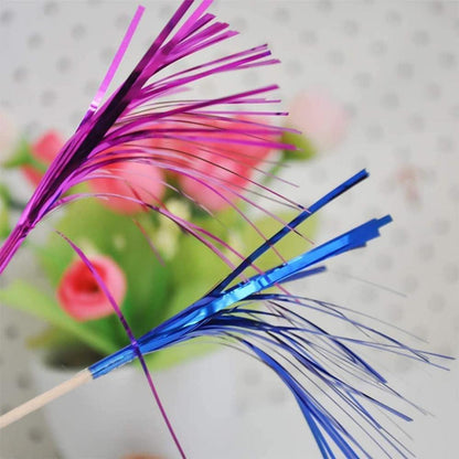 Cocktail Deko Party Dekoration 100x Feuerwerk Glitzerpalmen