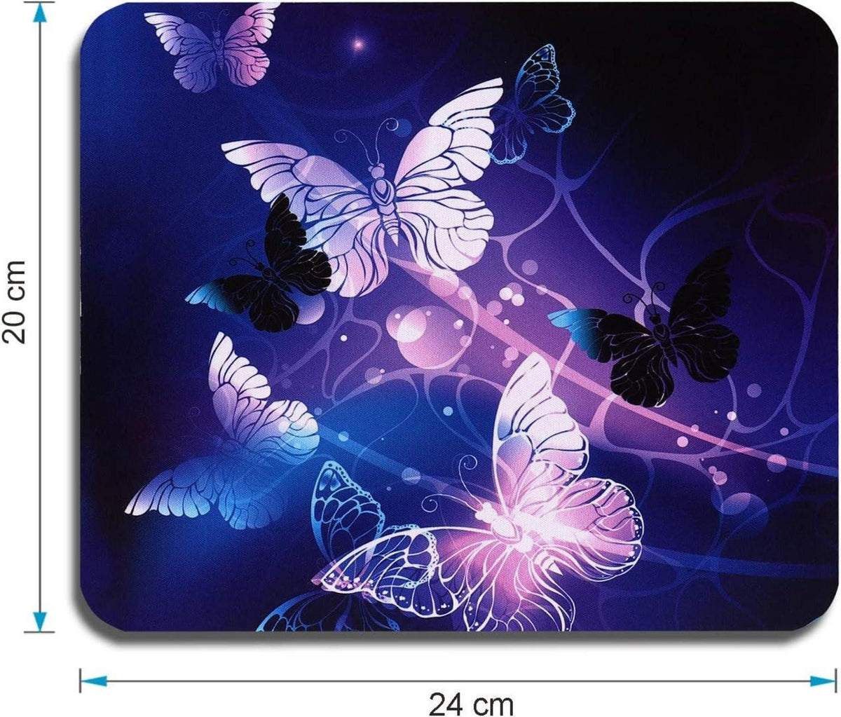 Mauspad Schmetterling Frauen Lila 240x200mm