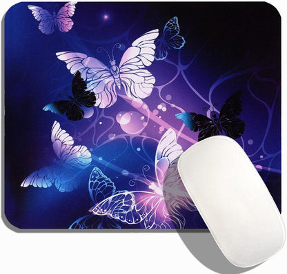 AOKSUNOVA Mauspad Schmetterling Motiv Frauen Lila 240 x 200 mm
