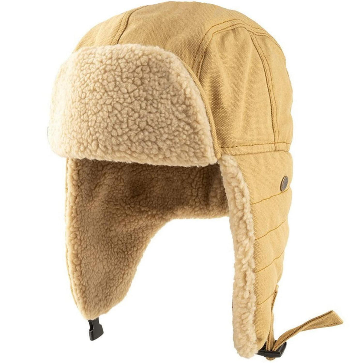 Herren Wintermütze mit Ohrenklappen in Khaki