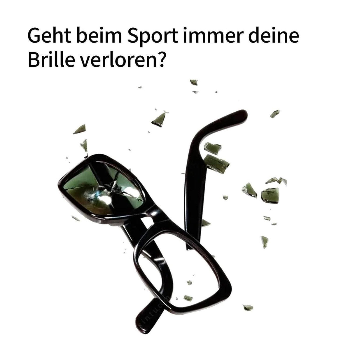 Sportbrillenband Rot & Schwarz – Fester Halt für Sport & Freizeit