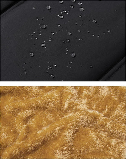 Herren Winterweste Gefüttert Outdoor Fleeceweste Ärmellos Thermo Taschen L