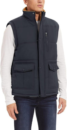 Herren Winterweste Gefüttert Outdoor Fleeceweste