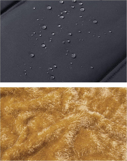 Herren Winterweste gefüttert Outdoor Fleeceweste Thermo Multi Taschen 3XL