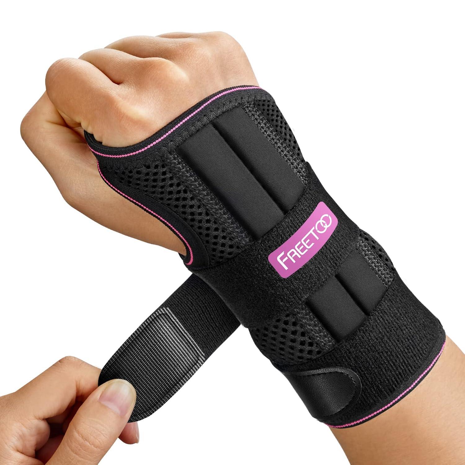 Handgelenkbandage mit 3 Schienen für Arthritis & Sport