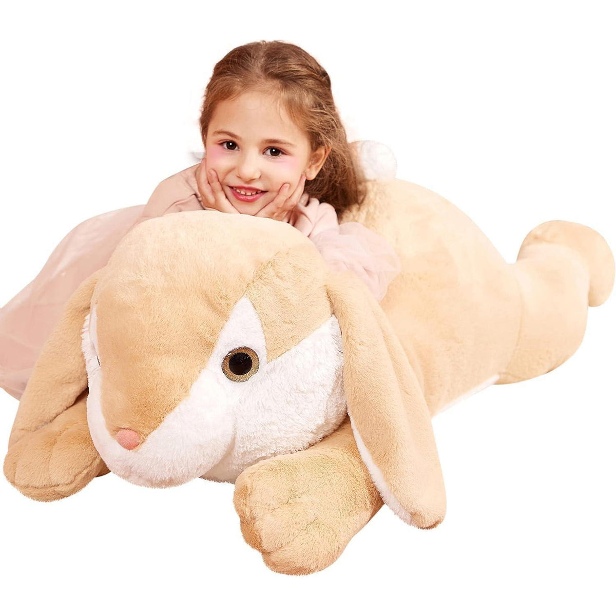 Riesiger Kuschelhase 78cm - Flauschiges Plüschtier Geschenk