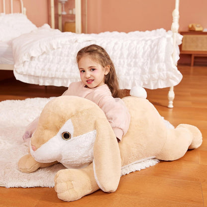 Riesiger Kuschelhase 78cm - Flauschiges Plüschtier Geschenk