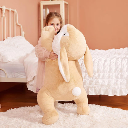 Riesiger Kuschelhase 78cm - Flauschiges Plüschtier Geschenk