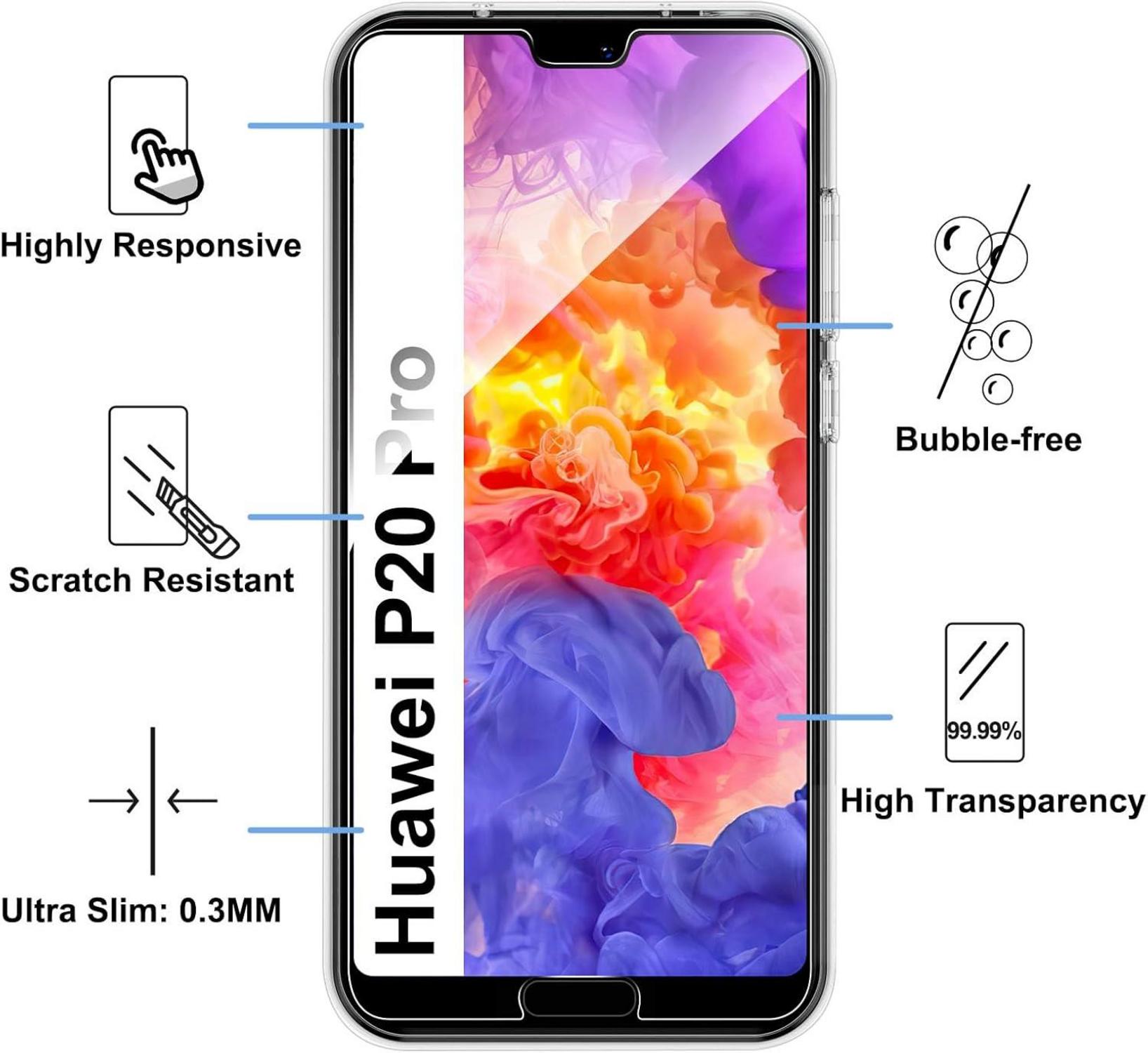 NEW'C Huawei P20 Pro Hülle - Ultra Transparentes Silikon