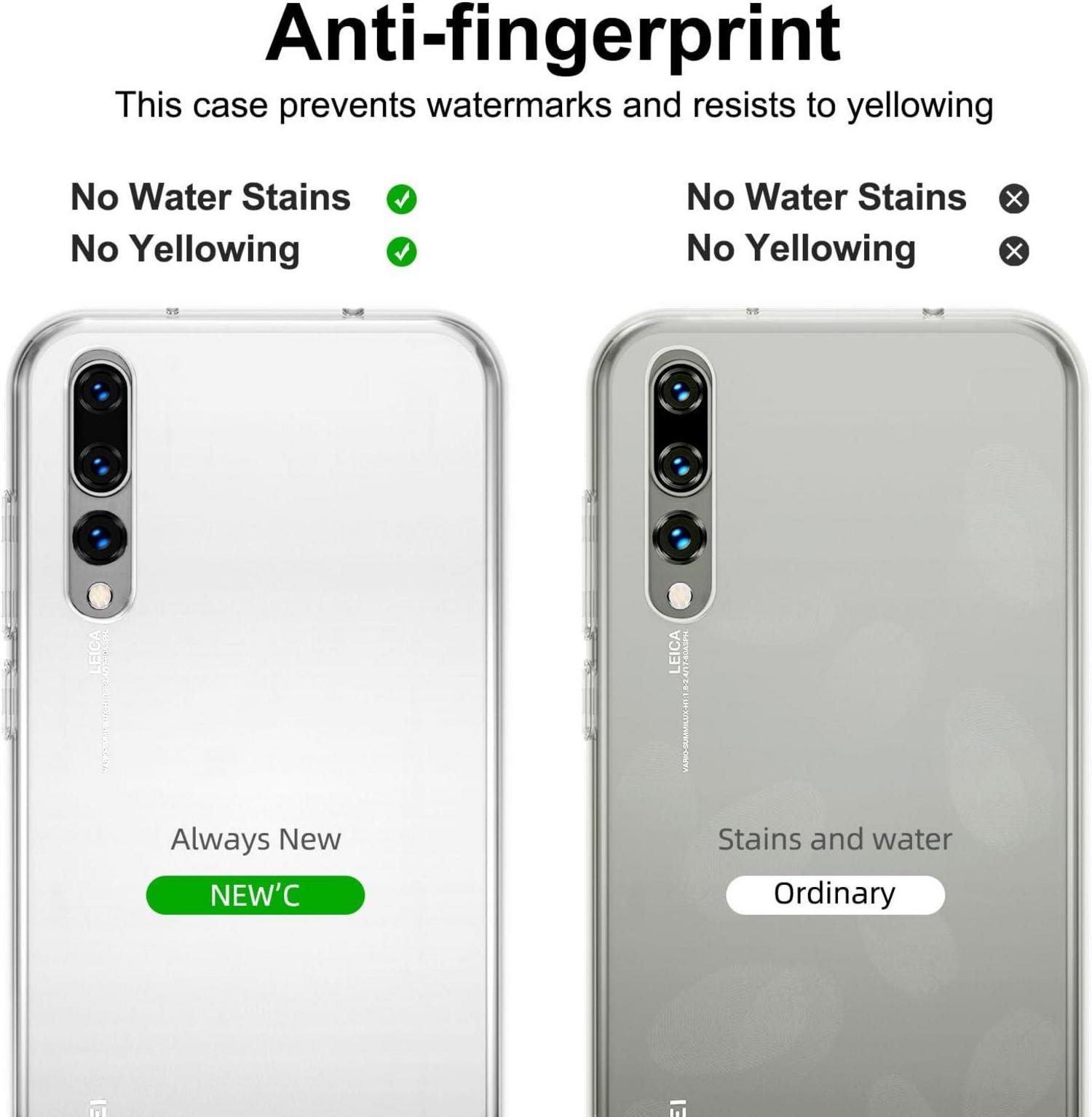 Huawei P20 Pro Hülle + 2 x Panzer Schutz Glas - Ultra Transparentes