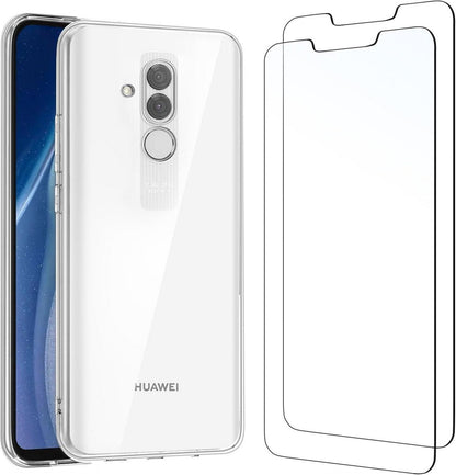 Panzer Schutzglas Huawei Mate 20 Lite 2er Set Transparente Hülle