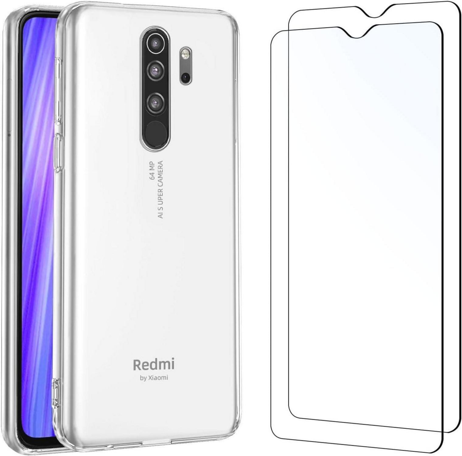 Schutzhülle für Xiaomi Redmi Note 8 Pro - Panzer Schutzglas Ultra
