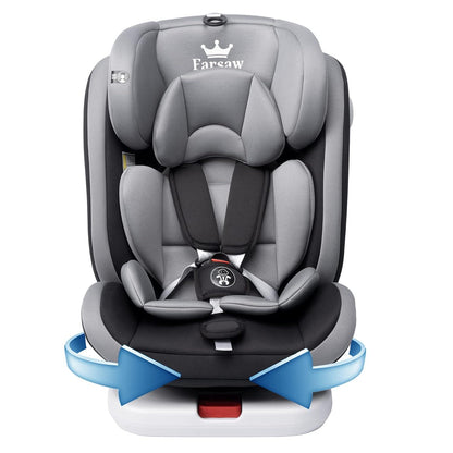 360° drehbarer Kindersitz ISOFIX 0+1/2/3 9-36 kg