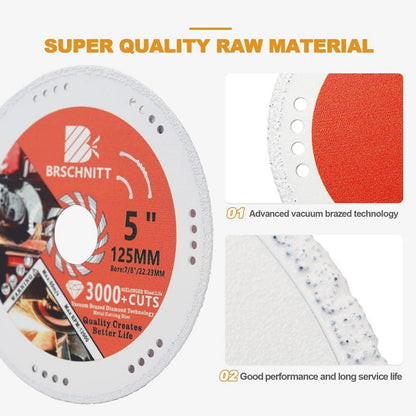 Diamanttrennscheiben 125mm für Metall, 4 Stück