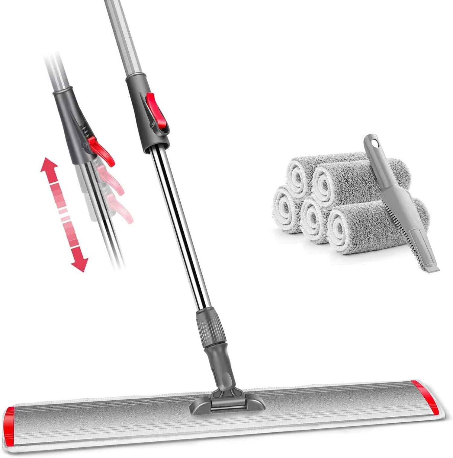 Bodenwischer Wischmopp 60cm Breiter Wischer mit 137cm Einstellbar