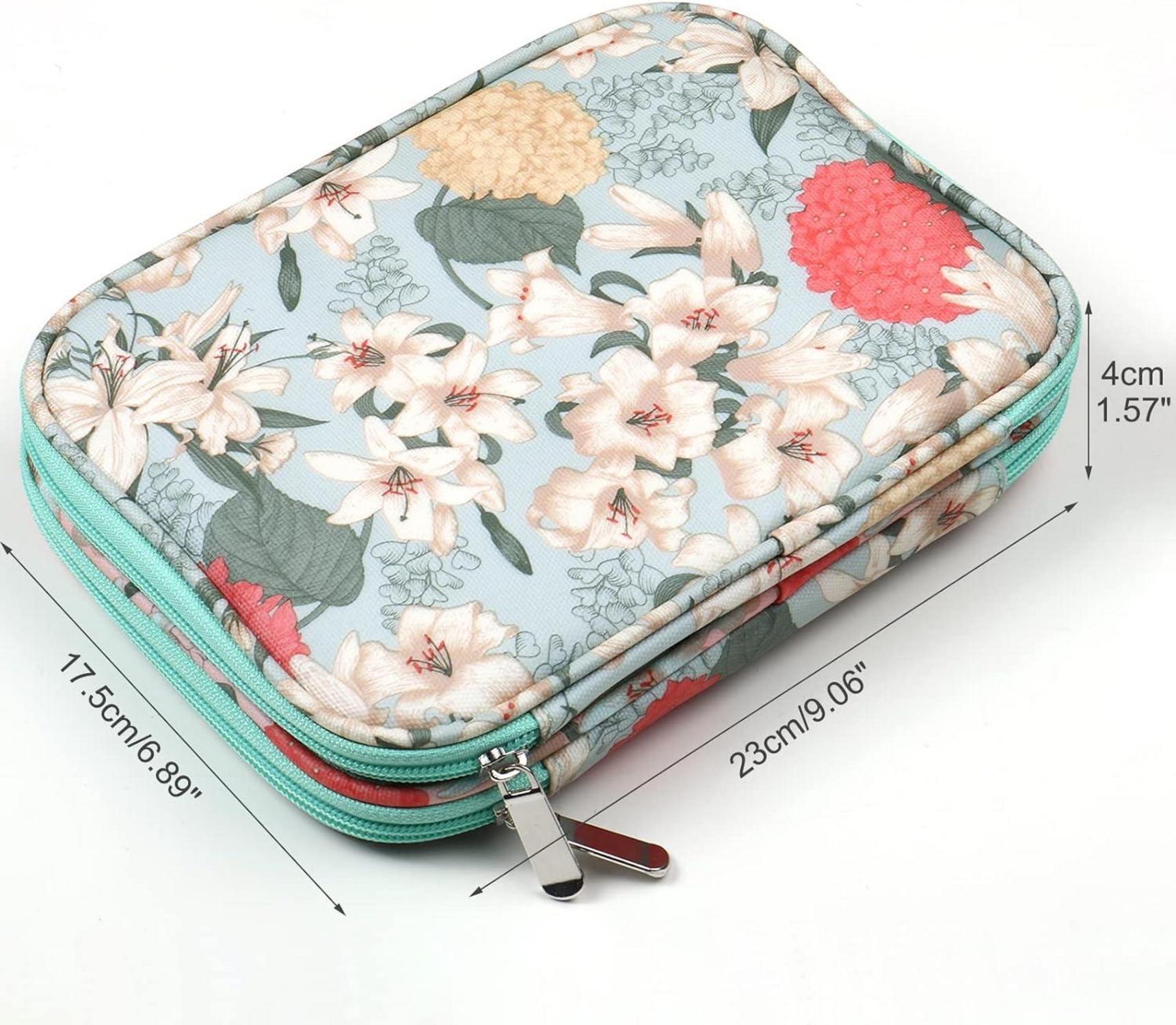 Edelstahl Rundstricknadel Set mit 9 Stück 80cm Nadeln & Etui