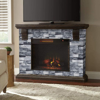 Selbstklebende Ziegel Tapete Vintage Backstein 45x600cm Brick 9