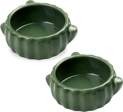 Keramik Hamster Napf Set 2 Stk. Futternapf für Kleintiere 9cm Hamster
