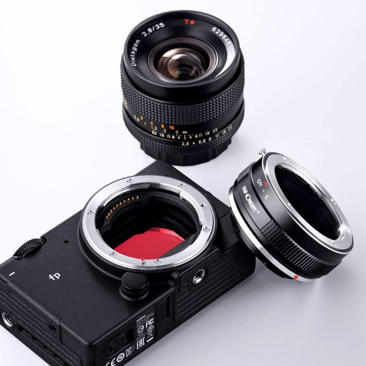 Objektivhalterungsadapter C/Y-L für Contax/Yashica Objektive zur L-Mount Kamera