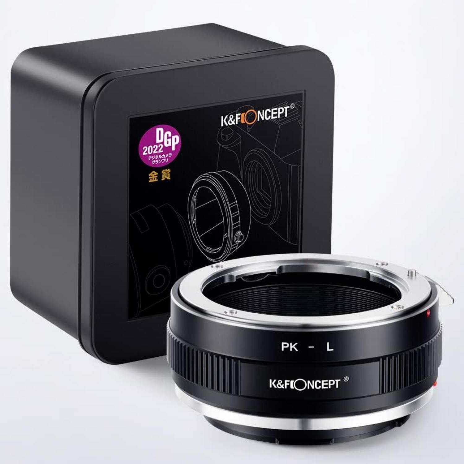 Objektivhalterungsadapter Pentax K(PK) auf L-Mount-Kamera