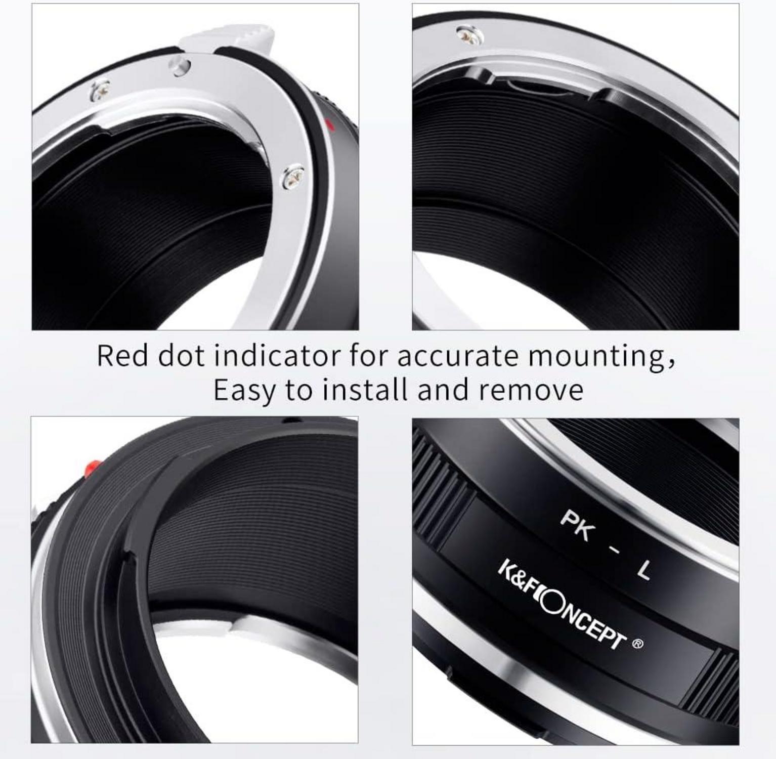Objektivadapter PK-L für Pentax K auf L-Mount-Kamera