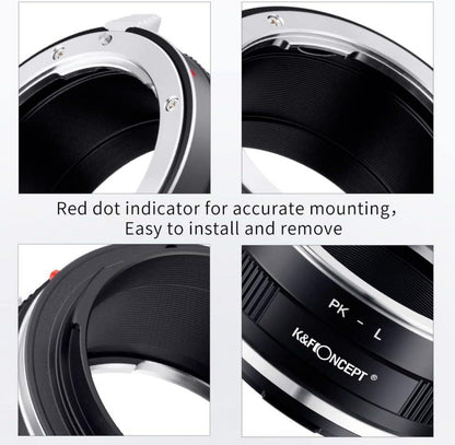 Objektivadapter PK-L für Pentax K auf L-Mount-Kamera