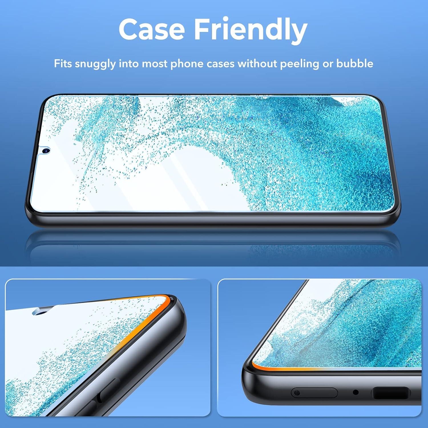 Panzer Schutz Glas Samsung Galaxy S22 Plus 5G Kameraschutz