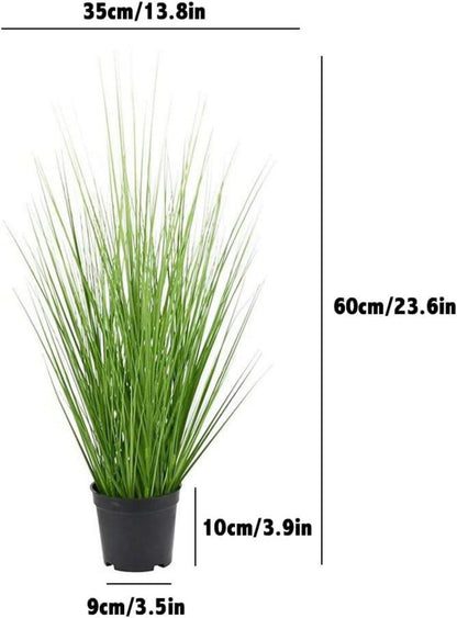 Künstliches Gras dekorativ Grün Topf gefälschtes Weizengras