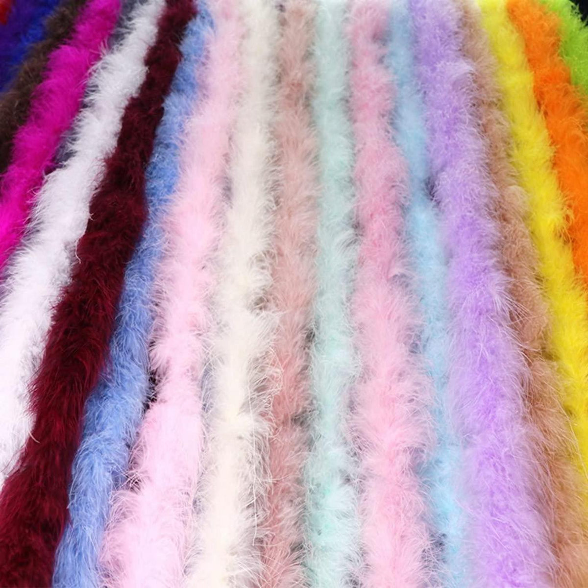 Federboa 200cm – Flauschige Federgirlande für DIY & Dekoration