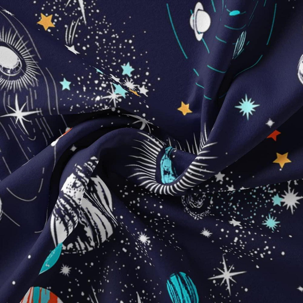 Kinder Bettwäsche Set Sternenhimmel Galaxie 155x220 cm