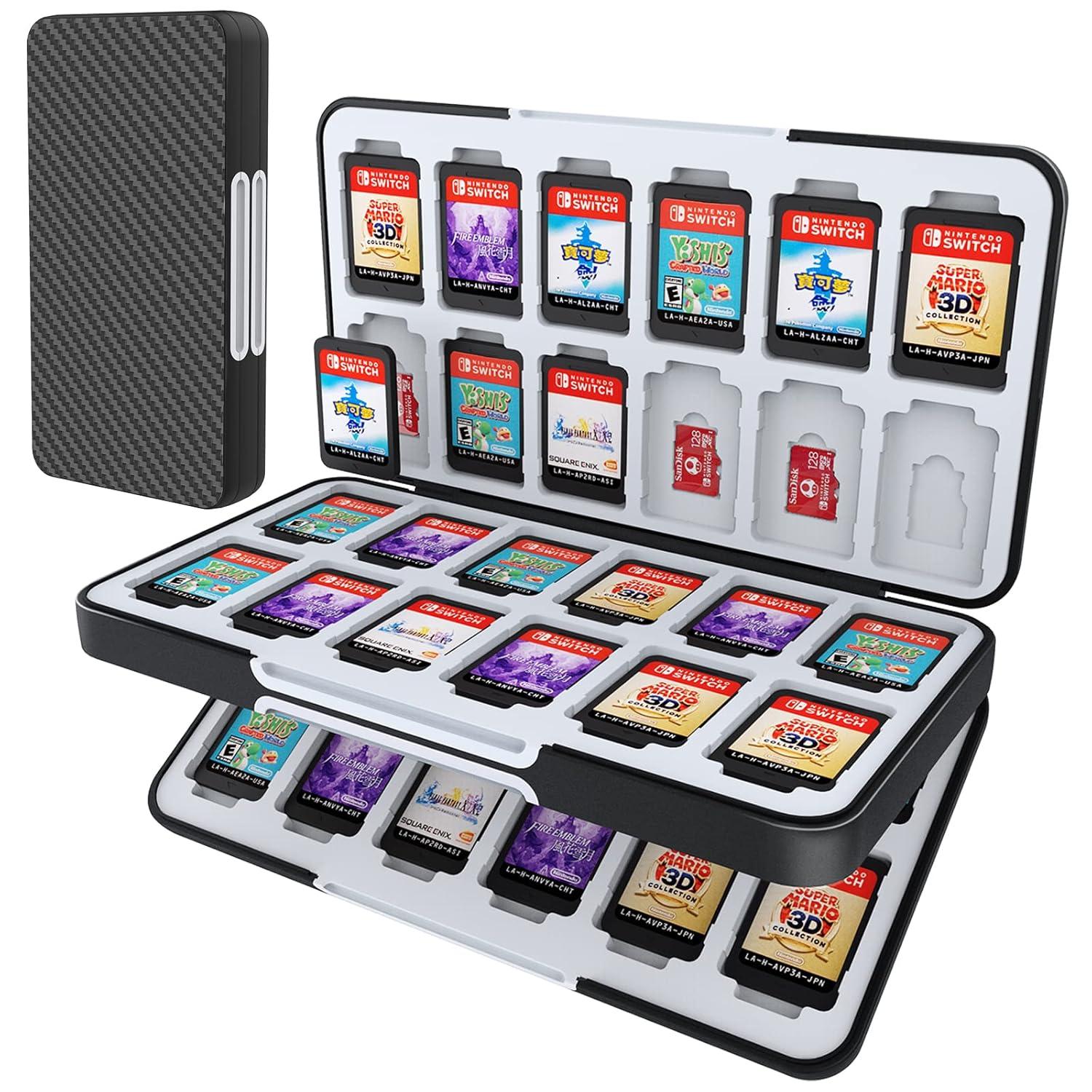 Spielekarten Aufbewahrungsbox mit 48 Slots für Nintendo Switch