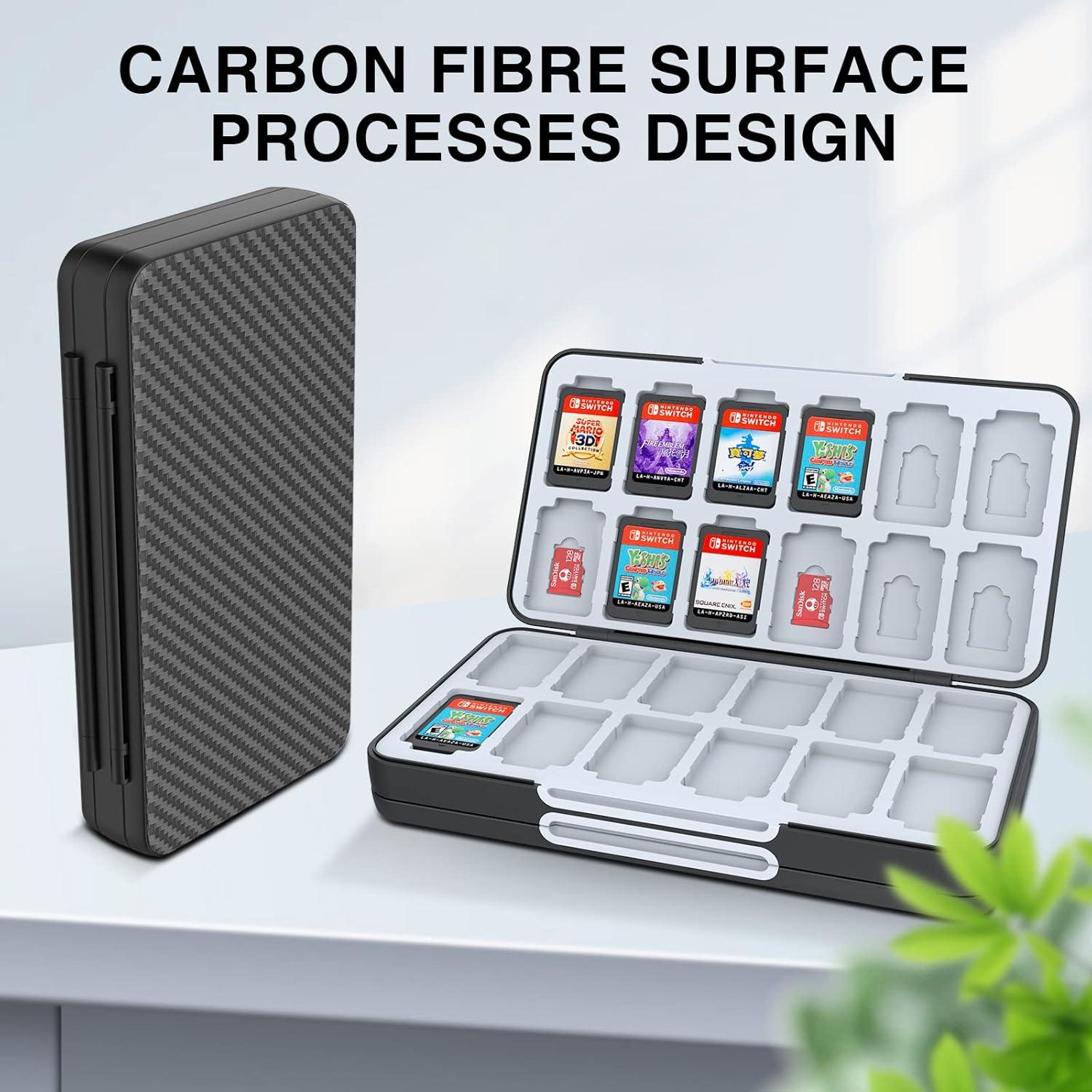 Game Card Case für Nintendo Switch Switch OLED Switch Lite Carbon