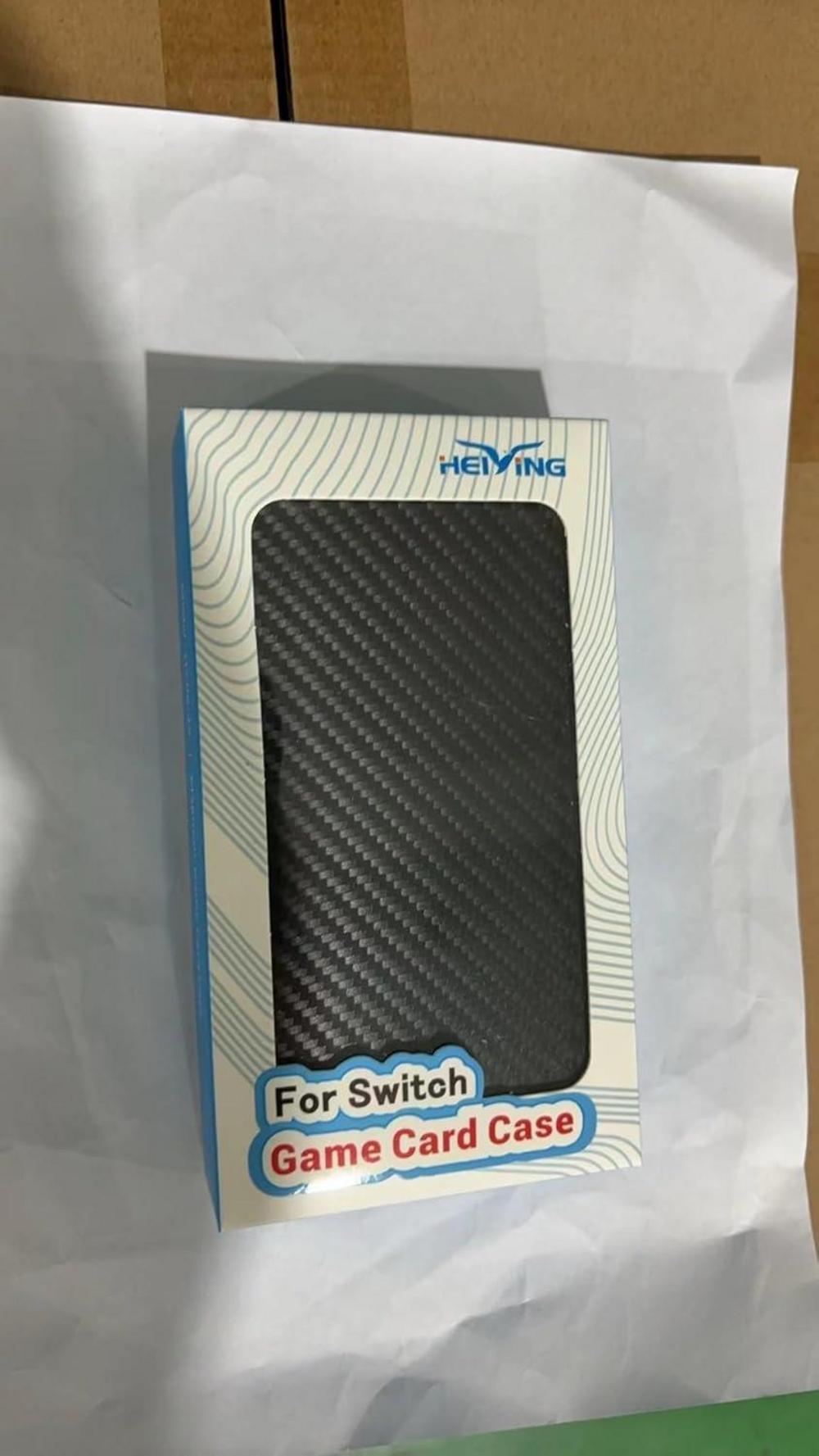 Nintendo Switch Game Card Case 48 Slots 24 Micro SD Slots Black