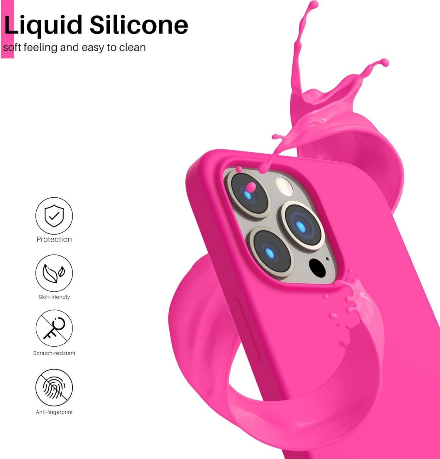 iPhone 13 Pro Silikon Case Ultra Dünn Full Body Schutz 6,1 Zoll