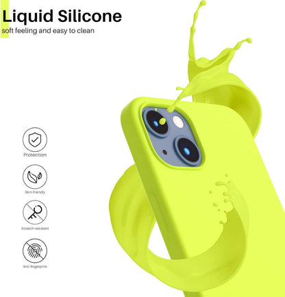 Silikon Case für iPhone 13 6,1 Zoll, Ultra Dünn, Flüssig, Voller