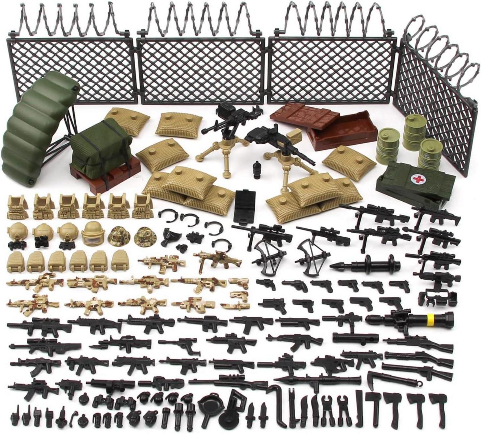 Militär Waffen Set Spielzeug Paket moderne Armee Baustein Soldat