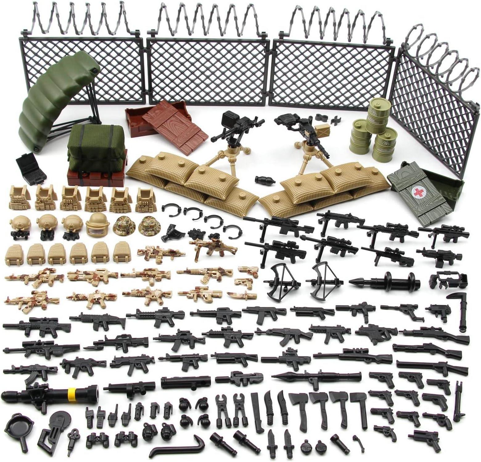 Militär Waffen Set Spielzeug Modern Armee Baustein Soldat