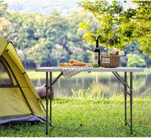 Klapptisch Campingtisch 4FT/122cm Tragbarer Gartentisch